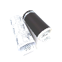View Door Sill Protection Film - Black With Silver Inserts (2 Door) Full-Sized Product Image